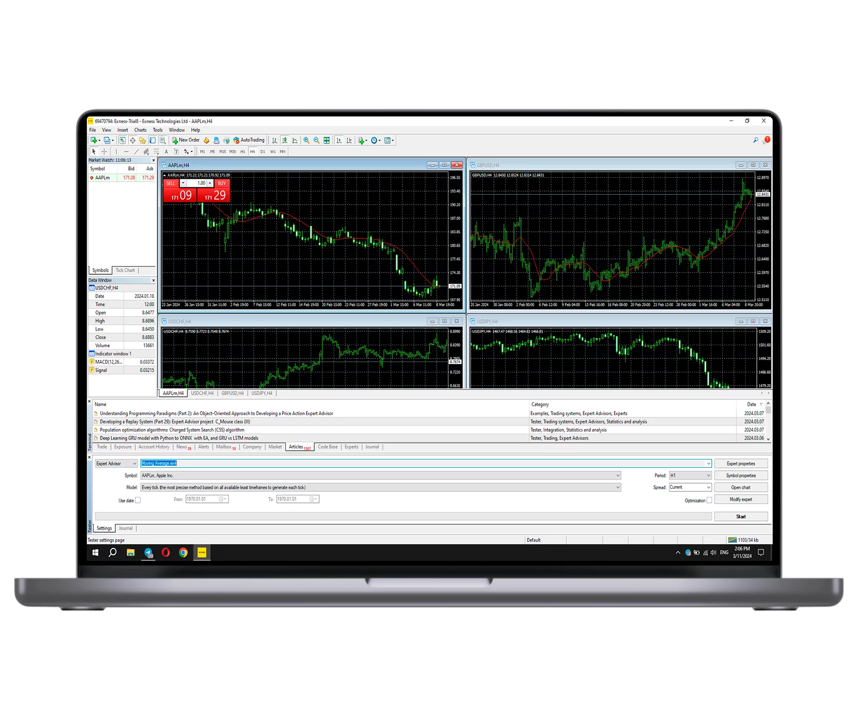 exness-mt4 下载与设定
