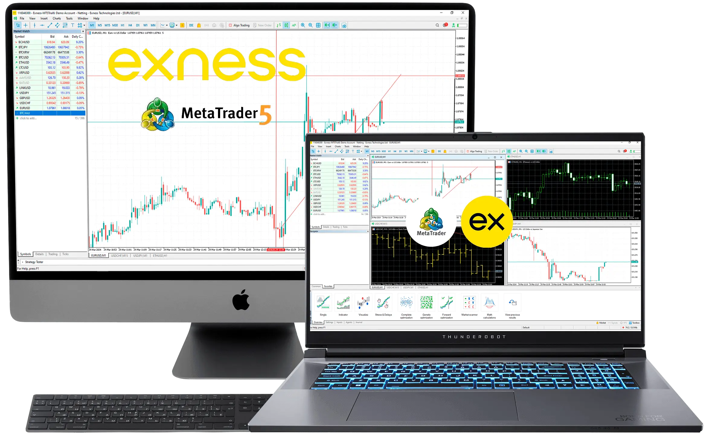 Exness MetaTrader 5 应用下载 for pc